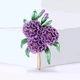 Брошь BROCHE бижутерия Цветы Гортензия фиолетовая BRBF114872 - изображение 2