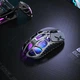 Геймерська акумуляторна, бездротова (Bluetooth + 2,4G), миша GravaStar X Pro 8K Wireless Gaming Mouse, RGB, Galaxy Black (GSXPRO_BLK) - зображення 1