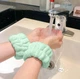 Косметические напульсники на руки для макияжа / спорта WristBand набор нарукавники / манжеты / браслеты на запястья для умывания и ухода за лицом, зеленый (105219969) - изображение 5