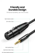 Кабель Ugreen AV182 3.5mm Male to XLR Female 2 м Black (UGR-20244) - изображение 8