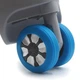 Силиконовые чехлы для колес чемоданов и кресел CoverWheel, 8 штуки, голубые - изображение 2
