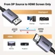 Кабель Ugreen DP125 DisplayPort to HDMI 2.0 4K@30Hz 1.5 м Black (UGR-35841) - изображение 9