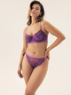 Majtki brazyliany damskie koronkowe Bloovii Ocrissa 42246-45X L Fioletowe (5903972543689) - obraz 6
