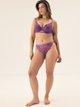 Majtki brazyliany damskie koronkowe Bloovii Ocrissa 42246-45X L Fioletowe (5903972543689) - obraz 9