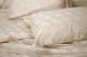 Постільна білизна LUXURY LINENS Jacguard My Love 2 Beige (3800041) - зображення 4