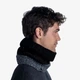 Шарф-труба Buff Knitted & Fleece Neckwarmer Igor, Black - изображение 3