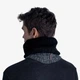 Шарф-труба Buff Knitted & Fleece Neckwarmer Igor, Black - изображение 4