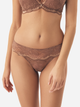 Majtki brazyliany damskie koronkowe Esotiq Kavi 42328-84X L Beżowe (5903972386842) - obraz 7