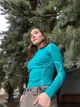 Термофутболка с длинным рукавом женская Accapi Ergowool, Caribbean/White, M/L - изображение 10