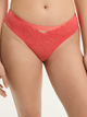 Majtki brazyliany damskie koronkowe Esotiq Lynn 42332-32X S Czerwone (5903972563878) - obraz 1