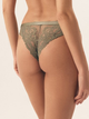 Majtki brazyliany damskie koronkowe Esotiq Lynn 42333-87X L Khaki (5903972387641) - obraz 2