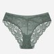 Majtki brazyliany damskie koronkowe Esotiq Lynn 42332-87X S Khaki (5903972387542) - obraz 6