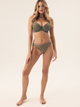Majtki brazyliany damskie koronkowe Esotiq Lynn 42333-87X XL Khaki (5903972387658) - obraz 3