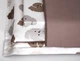 Постельное белье LUXURY LINENS Wavy 100*150/120*180/35*45-2 KAHVE 100% египетский хлопок (430061) - изображение 1