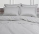 Комплект постельного белья LUXURY LINENS Cecilia Light Gray 100% Египетский хлопок (2300116) - изображение 1