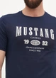 Футболка чоловіча Mustang Темно-синій S (1014938) - изображение 4