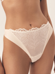 Majtki brazyliany damskie z wysokim stanem Esotiq Korin 42365-01X 2XL Kremowe (5903972395936) - obraz 1