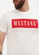 Футболка чоловіча Mustang Білий S (1014749) - изображение 4