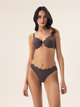 Majtki stringi damskie koronkowe Esotiq Sapphire 42372-90X S Szare (5903972397251) - obraz 4