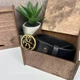 Женский кожаный ремень Guess черный натуральная кожа пояс классический для стильного образа 3 см - изображение 3