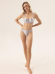 Majtki brazyliany damskie koronkowe Esotiq Brillant 42549-50X XL Szare (5903972531792) - obraz 3