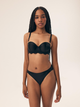 Majtki brazyliany damskie koronkowe Esotiq Brillant 42549-99X L Czarne (5903972531631) - obraz 4