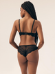 Majtki brazyliany damskie koronkowe Esotiq Brillant 42549-99X L Czarne (5903972531631) - obraz 5