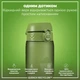 Бутылка для воды ION8 ЭКО бутылка BPA Free 1000 мл Khaki Green (I8RF1000KGRE) - изображение 2