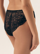 Majtki brazyliany damskie koronkowe Esotiq Blueberry 42557-99X XL Czarne (5903972524800) - obraz 2
