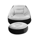 Надувное велюровое кресло с пуфиком Air Sofa для отдыха, для дома, для квартиры, для дачи - изображение 1