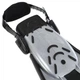 Ласты тренировочные короткие с открытой пяткой Seals Swim F16 размер S (34-38) Black-Grey - изображение 6