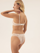 Majtki brazyliany damskie koronkowe Bloovii Verina 42506-01X L Kremowe (5903972545003) - obraz 5