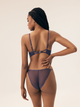 Majtki brazyliany damskie koronkowe Esotiq Bari 42510-59X XL Granatowe (5903972526903) - obraz 5