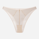 Majtki brazyliany damskie siateczkowe Esotiq Batty 42515-01X S Kremowe (5903972528389) - obraz 4