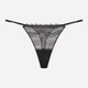 Majtki stringi damskie koronkowe Esotiq Bonjour 42520-61X XL Czarne (5903972529485) - obraz 6