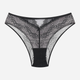 Majtki brazyliany damskie koronkowe Esotiq Bonjour 42521-61X L Czarne (5903972529591) - obraz 6
