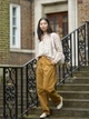 Джинсы Mom's женские Uniqlo 31338777 25 Коричневые (1159828148) - изображение 4