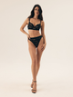 Majtki brazyliany damskie z wysokim stanem Esotiq Bisous 42865-99X L Czarne (5903972549698) - obraz 3
