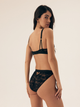 Majtki brazyliany damskie z wysokim stanem Esotiq Bisous 42865-99X M Czarne (5903972549681) - obraz 5