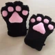 Косплей Перчатки Лапы Кошки Чёрные Cosplay Cat Paws Gloves Black P CCPGB - изображение 2