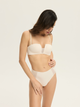 Majtki tanga damskie z wysokim stanem Esotiq Blank 42882-01X L Kremowe (5903972553657) - obraz 3
