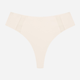 Majtki tanga damskie z wysokim stanem Esotiq Blank 42882-01X L Kremowe (5903972553657) - obraz 5