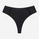 Majtki tanga damskie z wysokim stanem Esotiq Blank 42882-99X L Czarne (5903972553589) - obraz 5