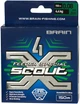 Шнур Brain Scout 4X 150m (deep green) 0.080mm 4.4kg для фидерной ловли - изображение 2