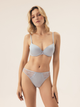 Majtki brazyliany damskie siateczkowe Esotiq Bluey 42987-50X M Błękitne (5903972560761) - obraz 4