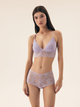 Majtki brazyliany damskie koronkowe Bloovii Sydney 43114-04X L Fioletowe (5903972577707) - obraz 4