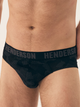 Zestaw majtek męskich typu slipy 5 szt Henderson Soul 43177-MLC 2XL Czarny/Grafitowy (5903972519240) - obraz 2