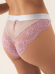 Majtki brazyliany damskie z wysokim stanem Bloovii Samara 43226-05X L Błękitne (5903972577103) - obraz 2