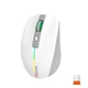 Беспроводная мышь MEETION 2.4G, Bluetooth Dual Mode gaming mouse BTM002, 1000-1200-1600dpi, 6keys, Type-C Charging, RGB, white - изображение 2