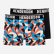 Zestaw majtek męskich typu bokserki 2 szt Henderson Shield 42620-MLC XL Czarny/Wielobarwny (5903972379509) - obraz 1
